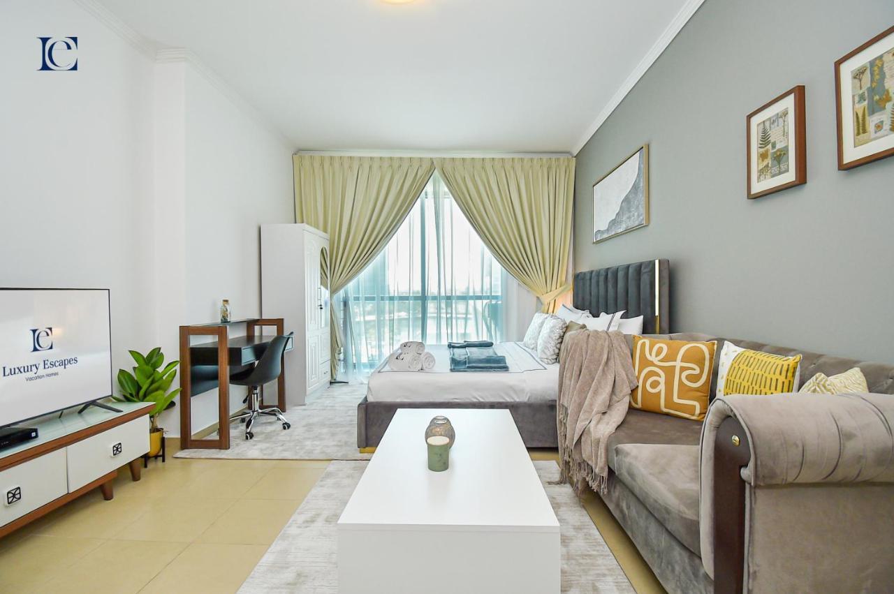 Luxury Escapes - Modern Studio Near Metro In X1 Tower Jlt Дубай Екстериор снимка